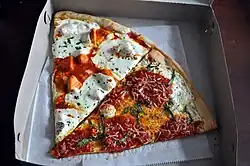 Pizza slices
