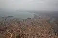 Aerial view of Bukavu and Lake Kivu, 2015