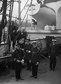 Capitan A. Brana and staff, Hamburg, 1923