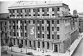 Second head office expansion (1922-1925) on Unter den Linden 15, designed by architects Richard Bielenberg&nbsp;[de] and Josef Moser, later Reichsarbeitsministerium&nbsp;[de] in the Nazi era, photographed in 1950