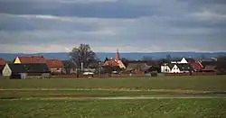 View from the east