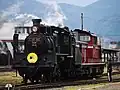 C56 160 at Tsuwano Station in December 2017
