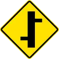 PI-4eLR Staggered crossroads, first to the left