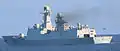 Zhoushan underway on 14 May 2012.