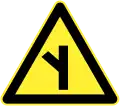 Fork road on left front