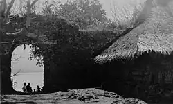 Ruins of a fort in Solor in the 1930s