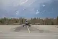 CT-115 Hawk taxiing along taxiway alpha