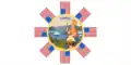 Digital reconstruction of 1862 state banner that hung in San Francisco (based on description)[76]