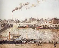View of Rouen, 1898. Honolulu Museum of Art