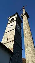 Bell tower and obelisk of Comologno (2017)