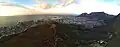 An aerial panoramic of Cape Town's City Bowl taken from above Signal Hill looking north.