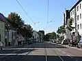 Carl-Kistner-Straße: The center of Haslach