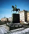 Charles XIV John in Stockholm, by Bengt Erland Fogelberg, 1854