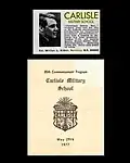 1977 - last advertisement and last graduating class commencement program.
