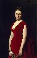 Portrait of Anna Alexandrovna Obolenskaya, 1887
