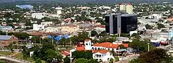 Formosa Provincial Government building, in spotlight