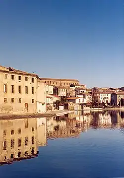 Canal du Midi in Castelnaudary