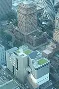 Bird's eye view of the mall