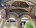 Murals on the porch entrance