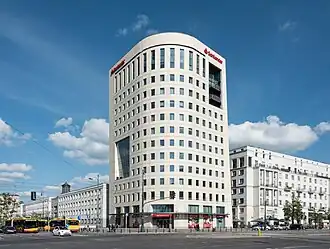 Building hosting the Embassy of Denmark in Warsaw