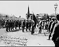Ceremony to decolate the flag of 27th Regiment with silver and gold Imtiyaz medals