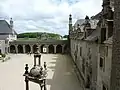 Courtyard, entrance and chapel