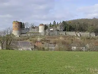 The chateau in Hierges