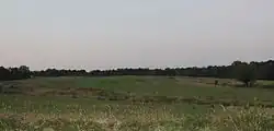 Field in October 2012 from approximately the site of the Davis sketch