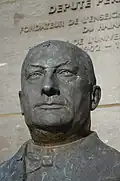 Paul Pastur, statue near the Université du Travail in Charleroi