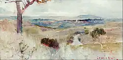 Dandenongs from Heidelberg, 1889, Art Gallery of South Australia