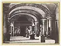 Early photograph of the Lower Great Hall, ca. 1851, by Charles Marville