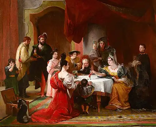 Gulliver Presented to the Queen of Brobdignag by Charles Robert Leslie