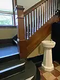 Stairwell and water fountain
