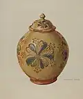 Charlotte Angus, Jar with Cover, watercolor, 1935-1942, NGA
