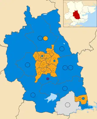 2023 results map