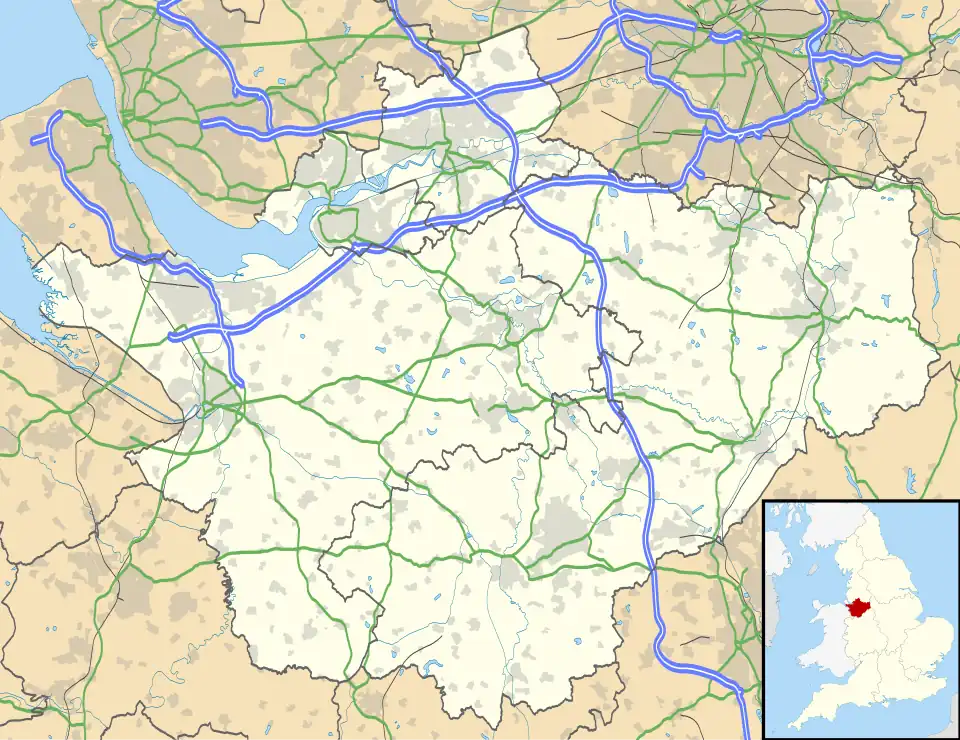 Mow Cop is located in Cheshire