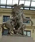 One of the Chevaux de Marly, after the "Horse Tamers"