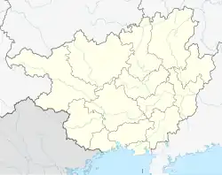 Longlin is located in Guangxi