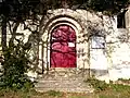 Entrance gate.