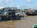Cái Răng Floating Market scene