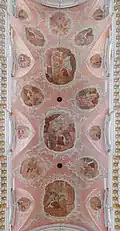 Ceiling of the church
