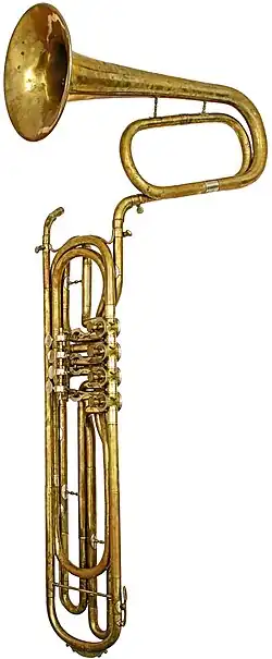 early 20th century cimbasso in B♭ by Stowasser in the University of Edinburgh collection