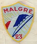 Insignia of CJF 23 (second model).