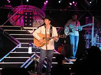 Walker performing in Dallas, Texas