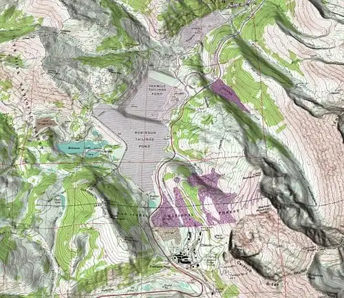Climax, Colorado straddles the continental divide at Fremont Pass