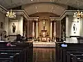 Closeup of the altar