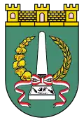 Emblem of the former Municipality of Greater Jakarta (1951–1960) and the first emblem of Special Capital Region of Jakarta (1960–1963).