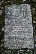 Entrance stele (detail).