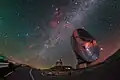 Comet Lovejoy over La Silla Observatory.[9]