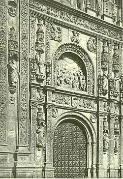 Façade of the convent in 1892 by La Ilustración Española y Americana.